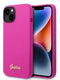 Guess “Vintage Script Gold Logo Collection” Σκληρή Θήκη Προστασίας Από Σιλικόνη – Apple Iphone 14 (Φουξια) – Θήκη για κινητό από το PhoneBazaar.gr