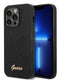Guess Glitter Flakes Case With Ikonik Patch And Vintage Script Logo Θήκη Προστασίας Από Σιλικόνη – Iphone 14 Pro Max  (Glitter Black) – Θήκη για κινητό από το PhoneBazaar.gr