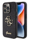 Guess Fixed Glitter 4G Logo Case Θήκη Προστασίας Από Σιλικόνη – Iphone 15 Pro (Black – Guhcp15Lhg4Sgk) – Θήκη για κινητό από το PhoneBazaar.gr