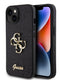 Guess Fixed Glitter 4G Logo Case Θήκη Προστασίας Από Σιλικόνη – Iphone 15 (Black – Guhcp15Shg4Sgk) – Θήκη για κινητό από το PhoneBazaar.gr