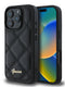 Guess “Quilted Metal Logo Collection” Case Θήκη Προστασίας Από Δερματίνη – Iphone 16 Pro (Μαύρο – Guhcp16Lpsqsqsk) – Θήκη για κινητό από το PhoneBazaar.gr