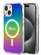 Guess Iridescent Magsafe Case Πολύχρωμη Θήκη Προστασίας Από Σκληρό Πλαστικό – Iphone 15 (Rainbow Black – Guhmp15Shitsk) – Θήκη για κινητό από το PhoneBazaar.gr