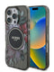 Guess Magsafe “Flowers With Pearl Strap” Hard Case Θήκη Προστασίας Από Σκληρό Πλαστικό – Iphone 16 Pro (Μαύρο – Guhmp16Lhfwbrcesk) – Θήκη για κινητό από το PhoneBazaar.gr