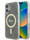 Guess Magsafe “4G Logο” Hard Case Ημιδιάφανη Θήκη Προστασίας Από Σκληρό Πλαστικό – Iphone 16 (Διάφανο/Καφέ – Guhmp16Sh4Stw) – Θήκη για κινητό από το PhoneBazaar.gr