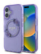 Guess Magsafe “Flower Wreath” Hard Case Θήκη Προστασίας Από Σκληρό Πλαστικό – Iphone 16 (Μωβ – Guhmp16Shfwfcu) – Θήκη για κινητό από το PhoneBazaar.gr