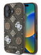 Guess Magsafe “Peony On 4G Background Collection” Hard Case Θήκη Προστασίας Από Σκληρό Πλαστικό – Iphone 16 (Καφέ  – Guhmp16Sp4Pwpw) – Θήκη για κινητό από το PhoneBazaar.gr