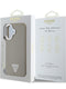Guess Magsafe “Triangle Logo” Grained Pu Case Θήκη Προστασίας Από Δερματίνη – Iphone 16 (Καφέ – Guhmp16Spgtspsw) – Θήκη για κινητό από το PhoneBazaar.gr