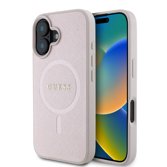 Guess Magsafe Hard Case Θήκη Προστασίας Από Σκληρό Πλαστικό – Iphone 16 (Ροζ – Guhmp16Spsahmcp) – Θήκη για κινητό από το PhoneBazaar.gr