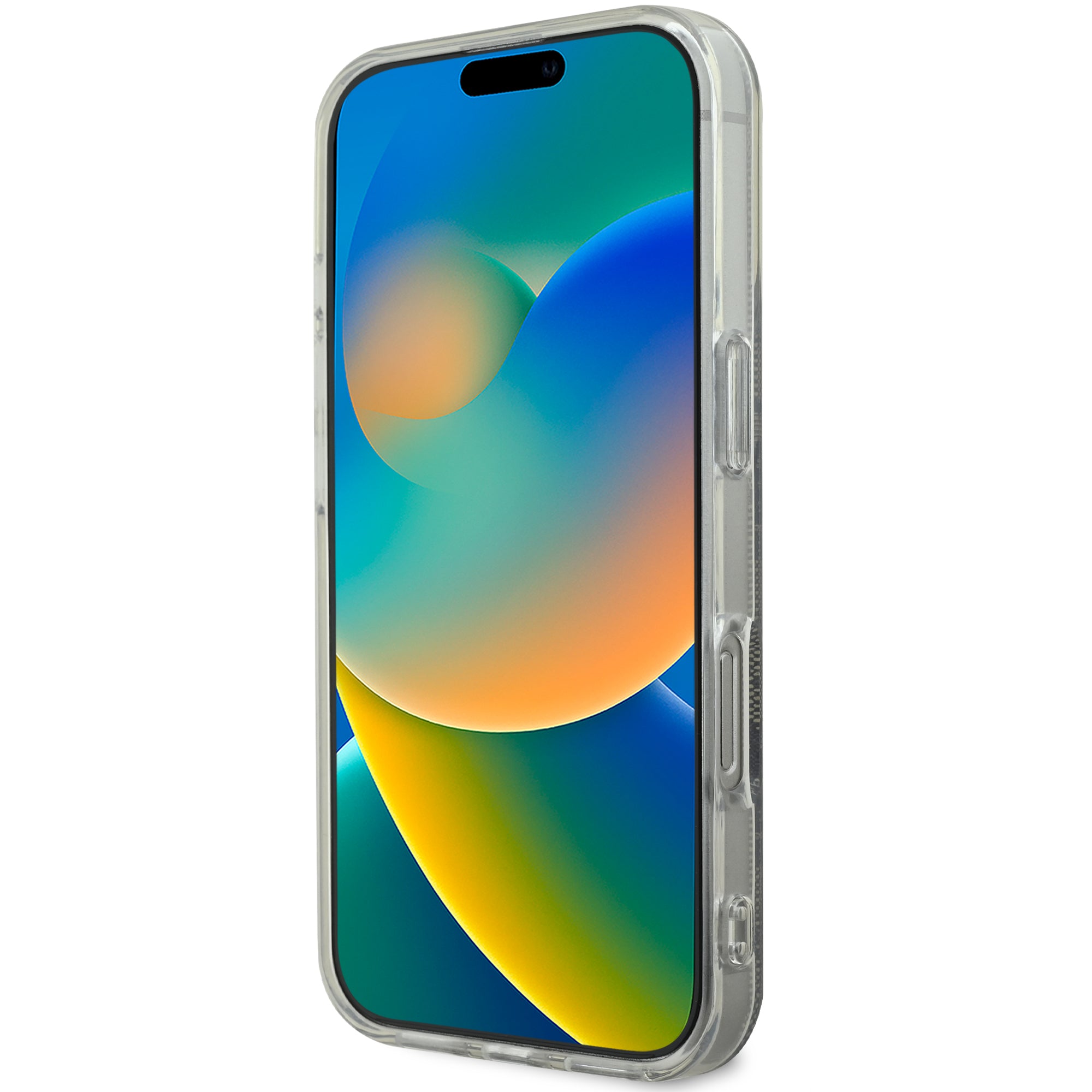 Guess Magsafe “4G Logο” Hard Case Ημιδιάφανη Θήκη προστασίας από σκληρό πλαστικό – iPhone 16 Pro Max (Διάφανο/Καφέ – GUHMP16XH4STW)