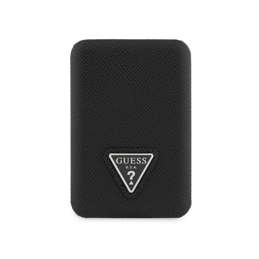 Guess Grained Triangle Logo Magsafe Powerbank 5000Mah 15W (Black - Gupb5Fpgtspsk) – Θήκη για κινητό από το PhoneBazaar.gr