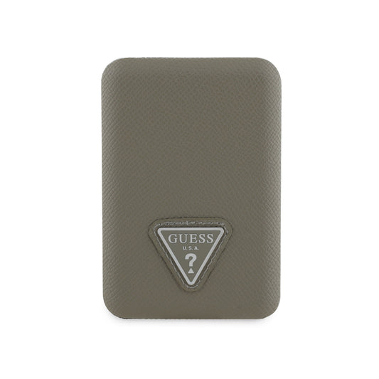 Guess Grained Triangle Logo Magsafe Powerbank 5000Mah 15W (Brown - Gupb5Fpgtspsw) – Θήκη για κινητό από το PhoneBazaar.gr