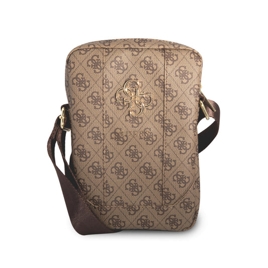 Guess 4G Big Metal Logo Tablet Bag - Τσαντάκι Από Δερματίνη Κατάλληλο Για Tablet 10" (Brown - Gutb10G4Gfbr) – Θήκη για κινητό από το PhoneBazaar.gr