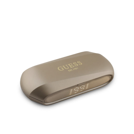 Guess Elongated Metallic Classic Printed Logo True Wireless Enc Earphones (Gold - Gutwsc2Mcdsd) – Θήκη για κινητό από το PhoneBazaar.gr