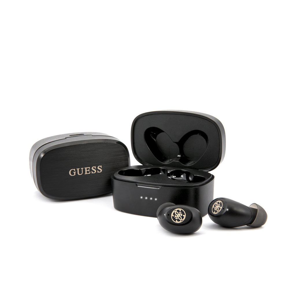 Guess Bluetooth Stereo Headset 5.0 True Wireless Ασύρματα Ακουστικά & Θήκη Φόρτισης (Μαύρα - Gutwsjl4Gbk) – Θήκη για κινητό από το PhoneBazaar.gr