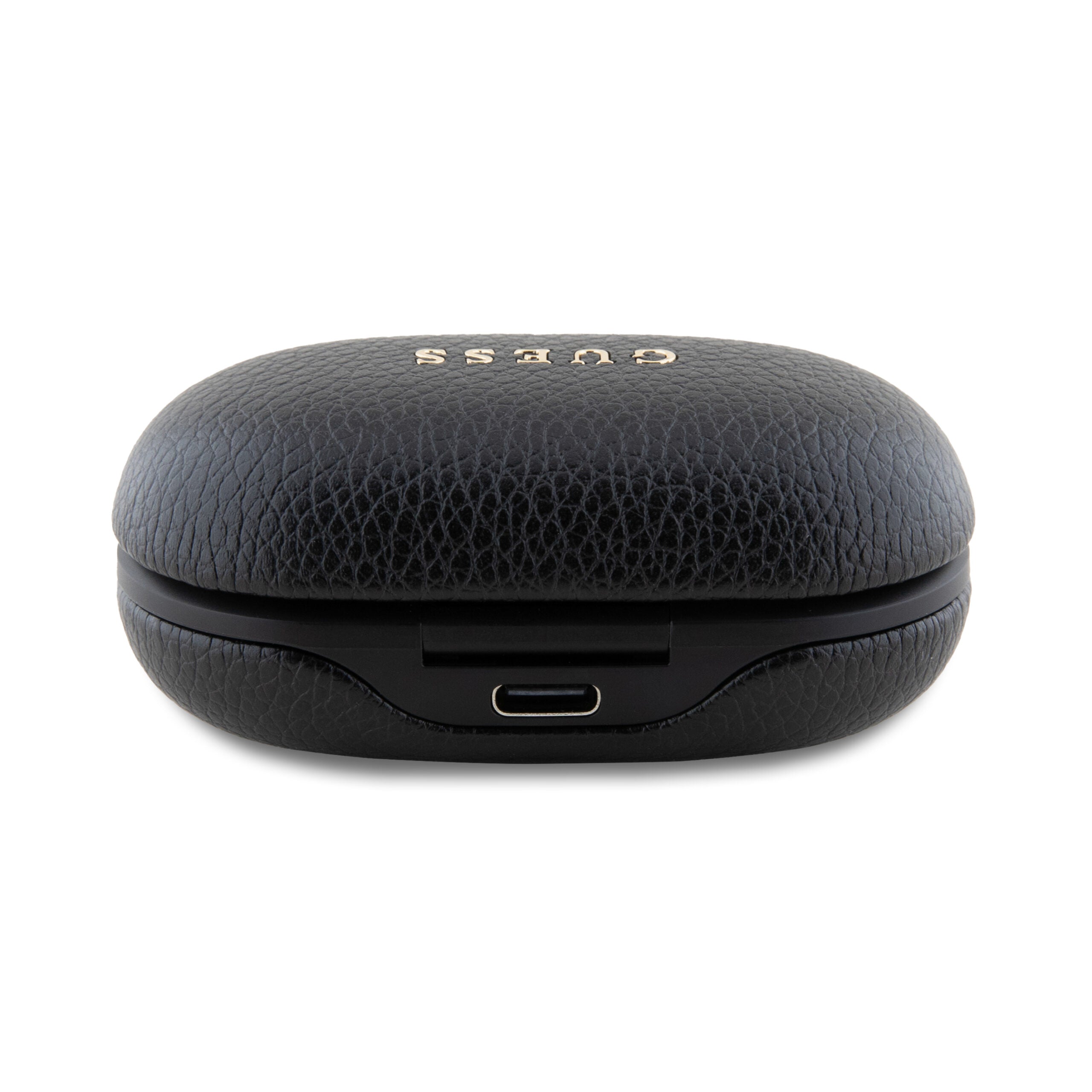 Guess Grained Printed Classic Logo True Wireless ENC Earphones (Black - GUTWSPGTSPSK)