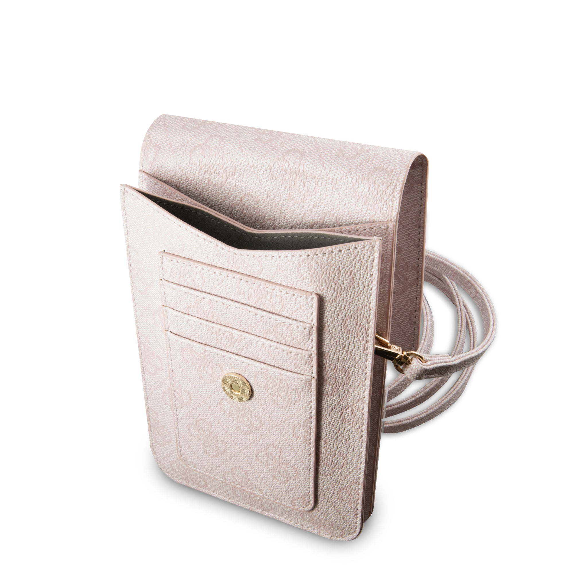 Guess 4G Big Logo Bag Τσαντάκι clutch κατάλληλο για smartphone (Pink - GUWBG4GFPI)