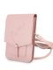 Guess Saffiano Script Logo Bag Τσαντάκι Clutch Κατάλληλο Για Smartphone (Pink - Guwbrsavspi) – Θήκη για κινητό από το PhoneBazaar.gr