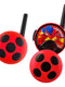 Ekids Miraculous Ladybug Σετ 2 Walkie Talkies Για Παιδιά & Ενήλικες Με Ενσωματωμένο Μεγάφωνο Και Εμβέλεια 150 Μέτρων (‎Mc-207) (Μαύρο/Κόκκινο) – Θήκη για κινητό από το PhoneBazaar.gr