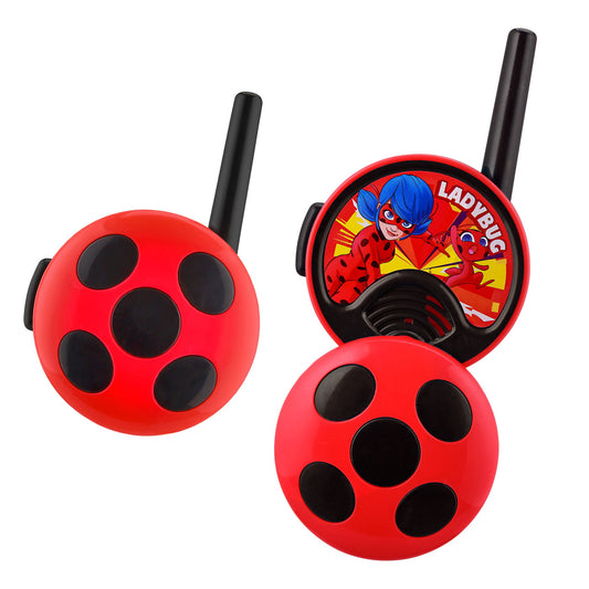 Ekids Miraculous Ladybug Σετ 2 Walkie Talkies Για Παιδιά & Ενήλικες Με Ενσωματωμένο Μεγάφωνο Και Εμβέλεια 150 Μέτρων (‎Mc-207) (Μαύρο/Κόκκινο) – Θήκη για κινητό από το PhoneBazaar.gr