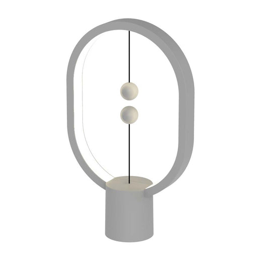 Designnest Heng Balance Mini |Plastic Lamp Ellipse| Διακοσμητική Λάμπα Με Μαγνητικό Διακόπτη (Light Grey) – Θήκη για κινητό από το PhoneBazaar.gr