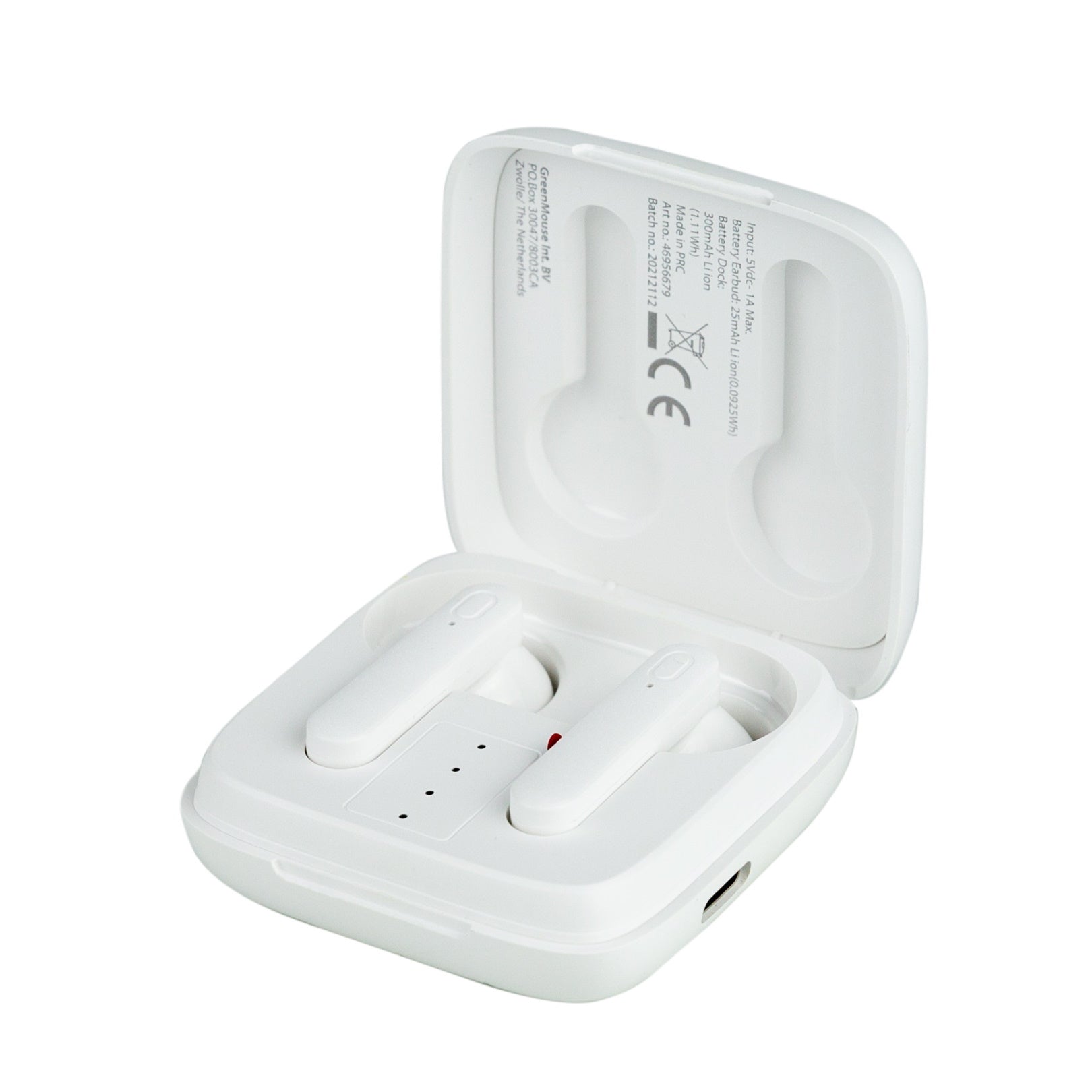 Greenmouse Bluetooth True Wireless Ακουστικά Σε Λευκό Χρώμα – 46956679 – Θήκη για κινητό από το PhoneBazaar.gr