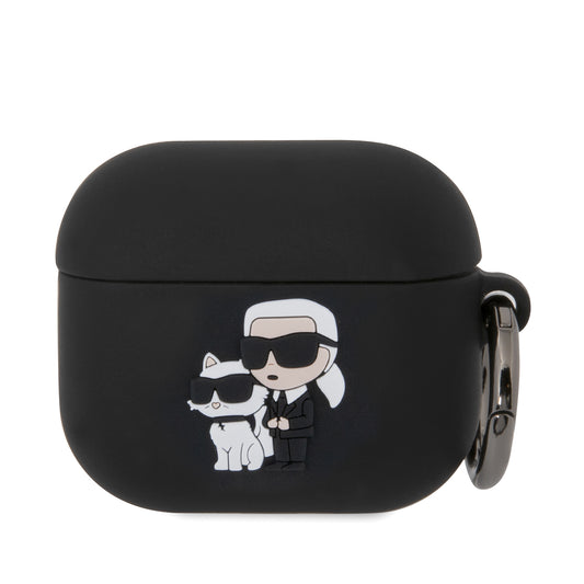 Karl Lagerfeld 3D Logo Nft Karl’S Head Θήκη Προστασίας Από Σιλικόνη – Apple Airpods 3 (Black – Kla3Runkc) – Θήκη για κινητό από το PhoneBazaar.gr