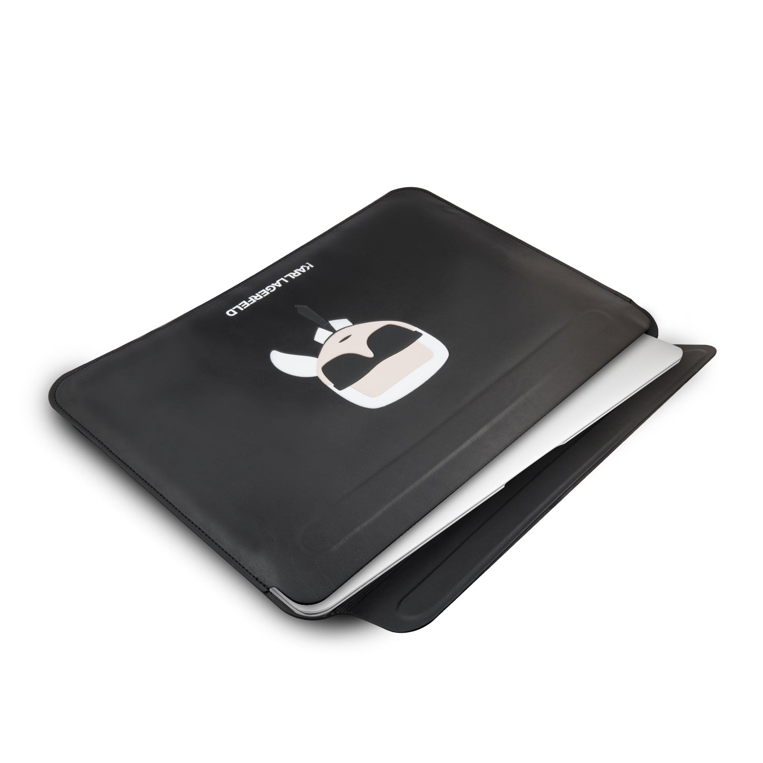 Karl Lagerfeld Ikonik Collection Computer Sleeve Θήκη κατάλληλη για MacBook / Laptop 16" (Μαύρο - KLCS16KHBK)