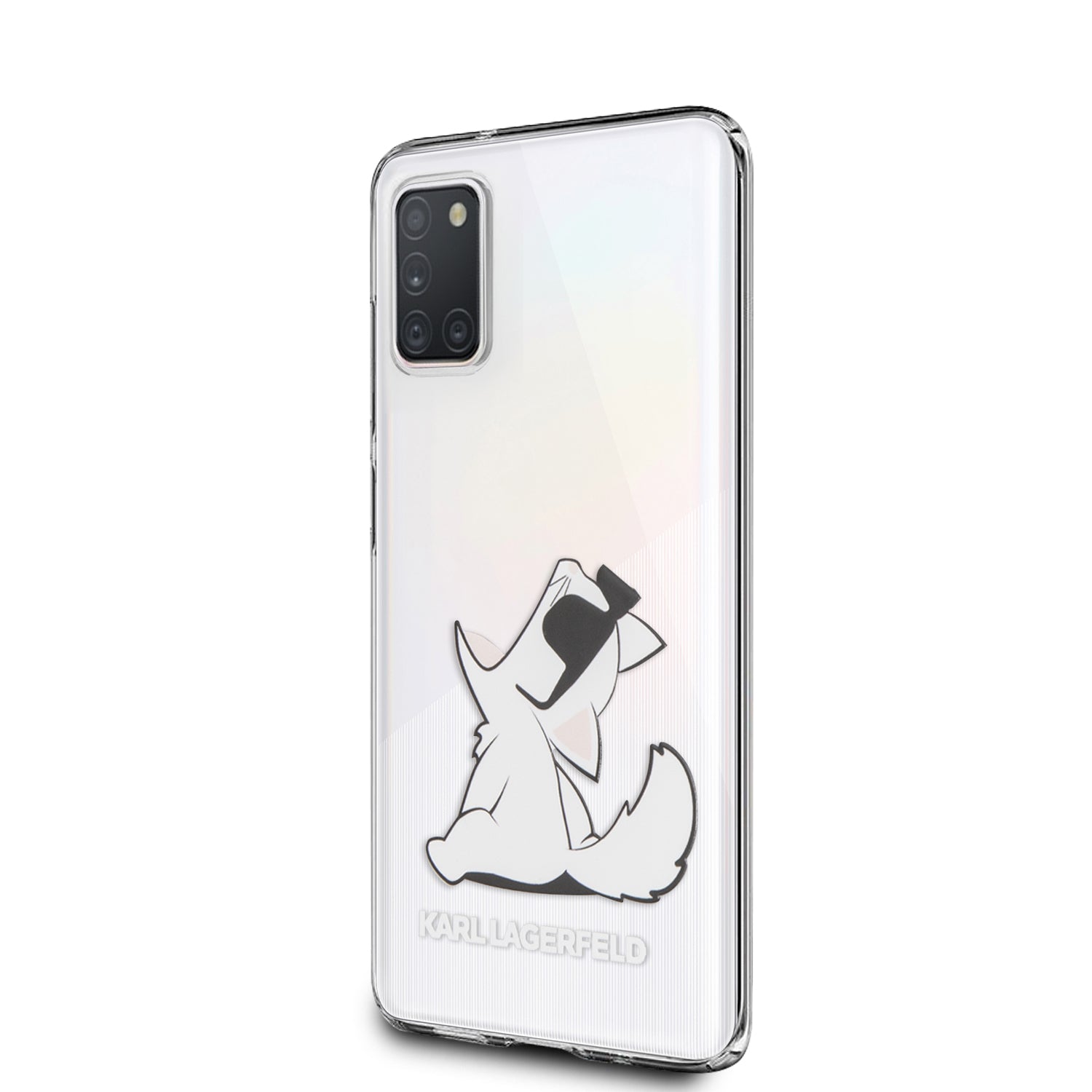 Karl Lagerfeld “Choupette Fun” Hard Case Θήκη Προστασίας Από Σιλικόνη – Samsung Galaxy A31 A315 (Clear) – Θήκη για κινητό από το PhoneBazaar.gr