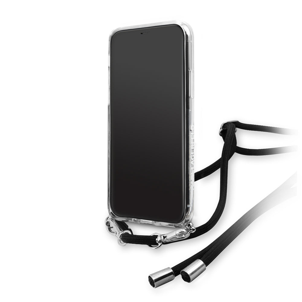 Karl Lagerfeld "St.Guillaume Logo Collection" Gradient Cover Θήκη προστασίας με λουράκι – iPhone 11 Pro (KLHCN58WOGRBK)