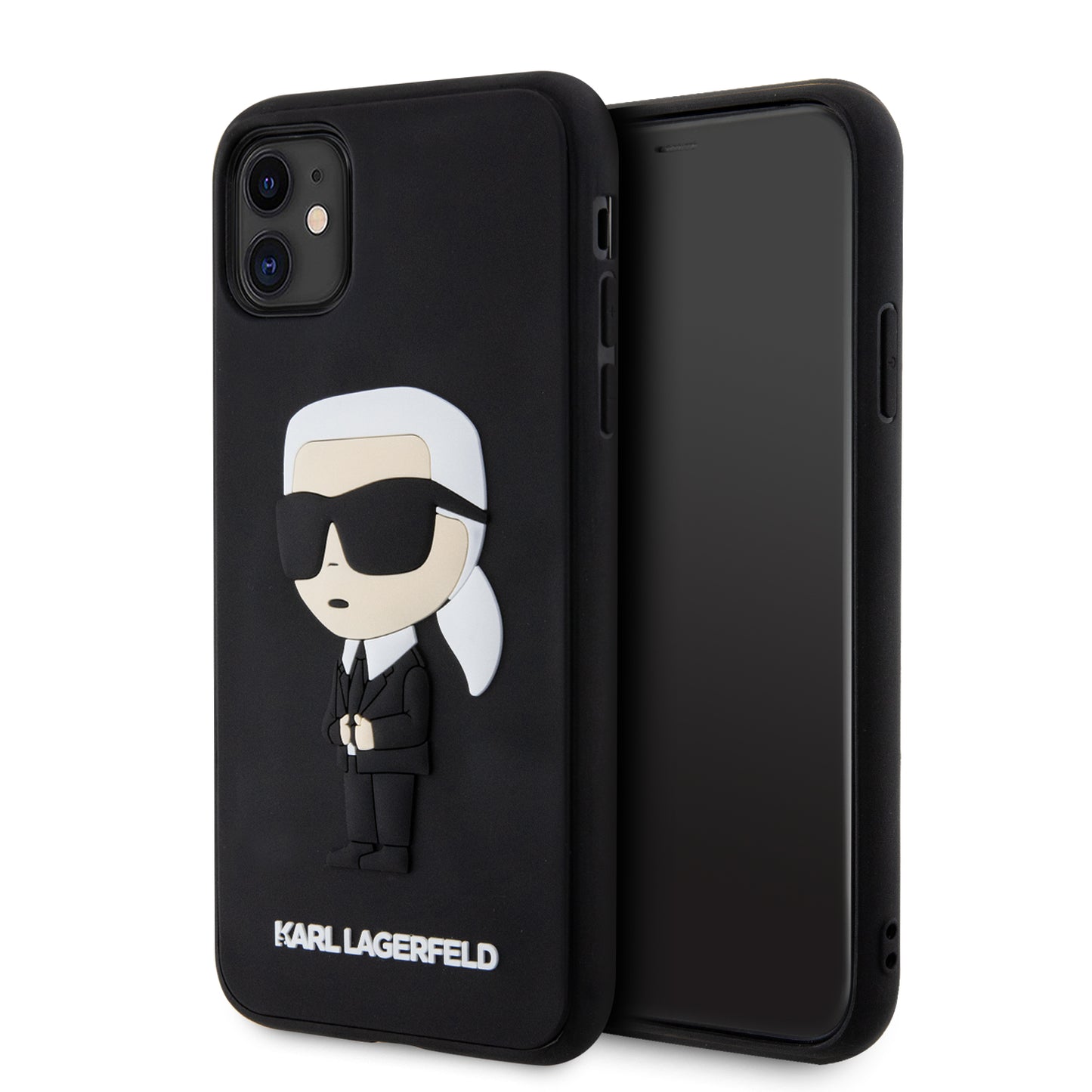 Karl Lagerfeld 3D Rubber Case Karl’S Head Θήκη Προστασίας Από Σιλικόνη – Iphone 11 (Μαύρο – Klhcn613Drkink) – Θήκη για κινητό από το PhoneBazaar.gr