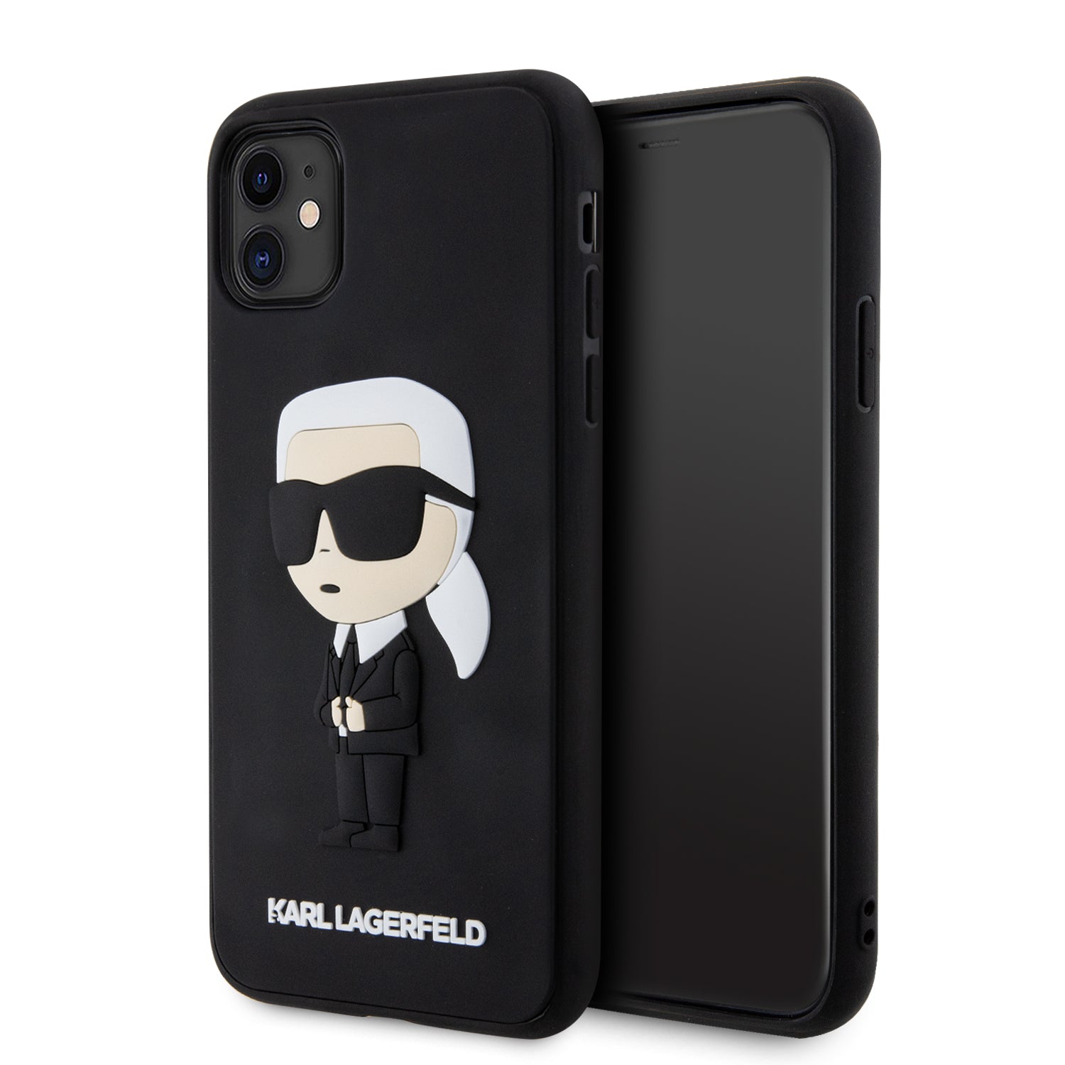Karl Lagerfeld 3D Rubber Case Karl’S Head Θήκη Προστασίας Από Σιλικόνη – Iphone 11 (Μαύρο – Klhcn613Drkink) – Θήκη για κινητό από το PhoneBazaar.gr