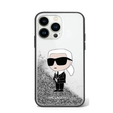 Karl Lagerfeld Ikonik Case Choupette Θήκη Προστασίας Από Liquid Σιλικόνη – Iphone 11 (Clear / Silver Glitter – Klhcn61Lkcnsk) – Θήκη για κινητό από το PhoneBazaar.gr