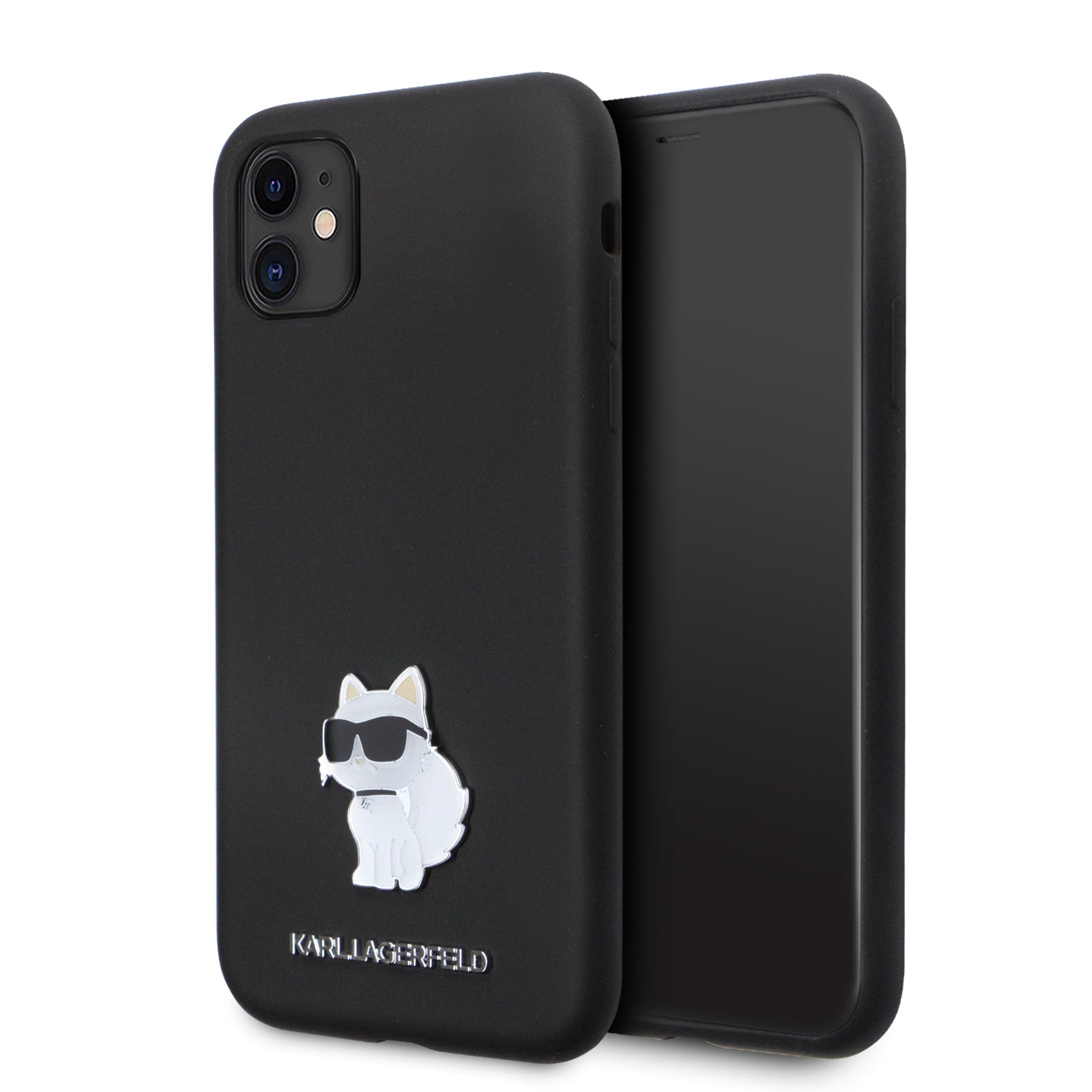 Karl Lagerfeld Choupette Metal Pin Hard Case Θήκη Προστασίας Από Σιλικόνη  – Iphone 11 (Black – Klhcn61Smhcnpk) – Θήκη για κινητό από το PhoneBazaar.gr