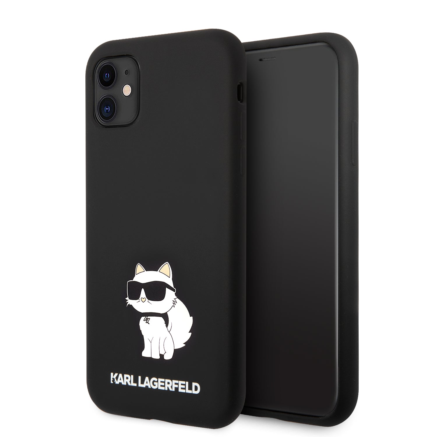 Karl Lagerfeld Silicone Case Choupette Body Θήκη Προστασίας Από Σιλικόνη – Iphone 11 (Μαύρο – Klhcn61Snchbck) – Θήκη για κινητό από το PhoneBazaar.gr
