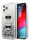 Karl Lagerfeld Liquid Glitter Case 2 Heads Θήκη Προστασίας – Iphone 12 Pro Max (Clear/Glitter Silver) – Θήκη για κινητό από το PhoneBazaar.gr