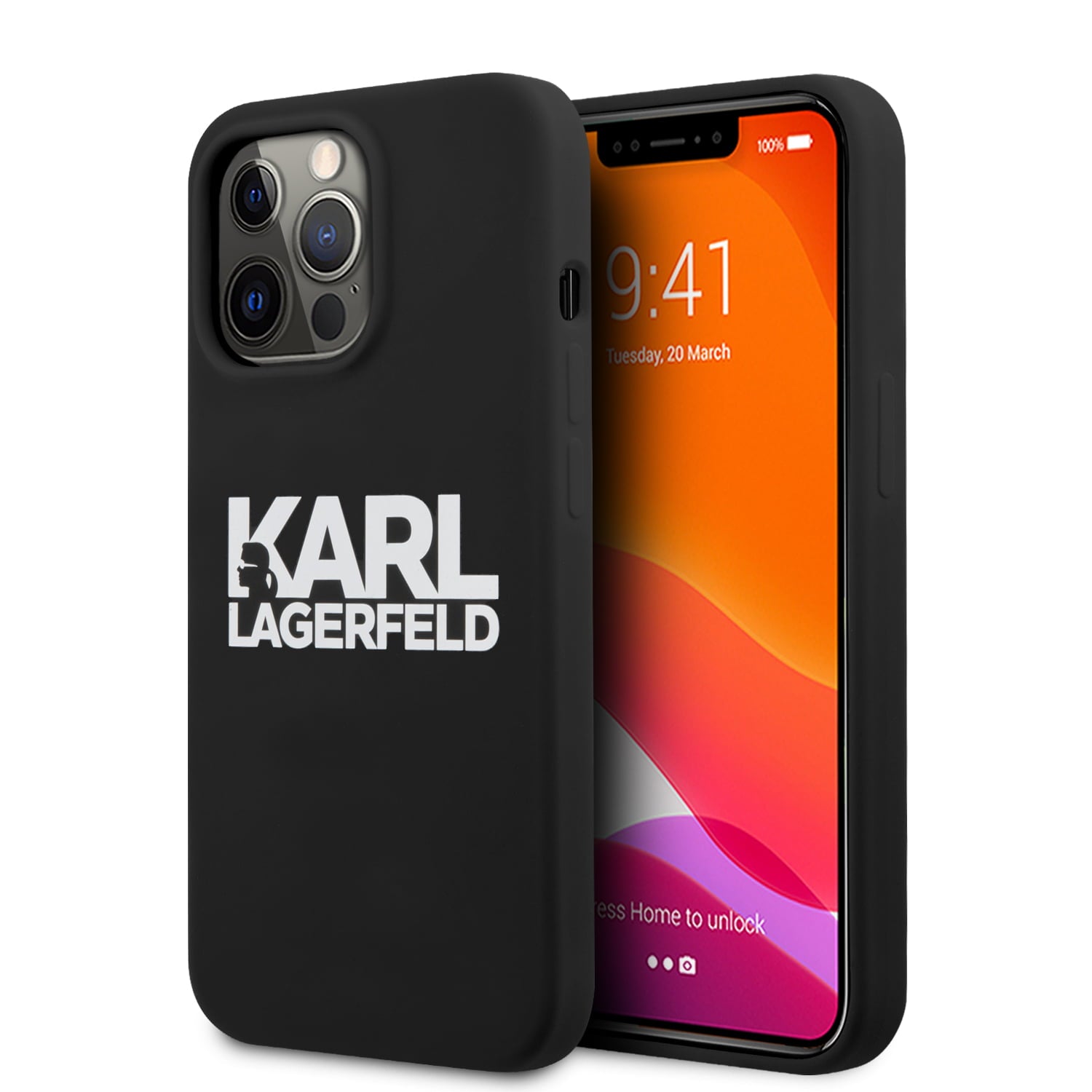 Karl Lagerfeld Hard Case Stack Logo Back Θήκη Προστασίας – Iphone 13 Pro (Black) – Θήκη για κινητό από το PhoneBazaar.gr