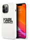 Karl Lagerfeld Hard Case Stack Logo Back Θήκη Προστασίας – Iphone 13 Pro (White) – Θήκη για κινητό από το PhoneBazaar.gr