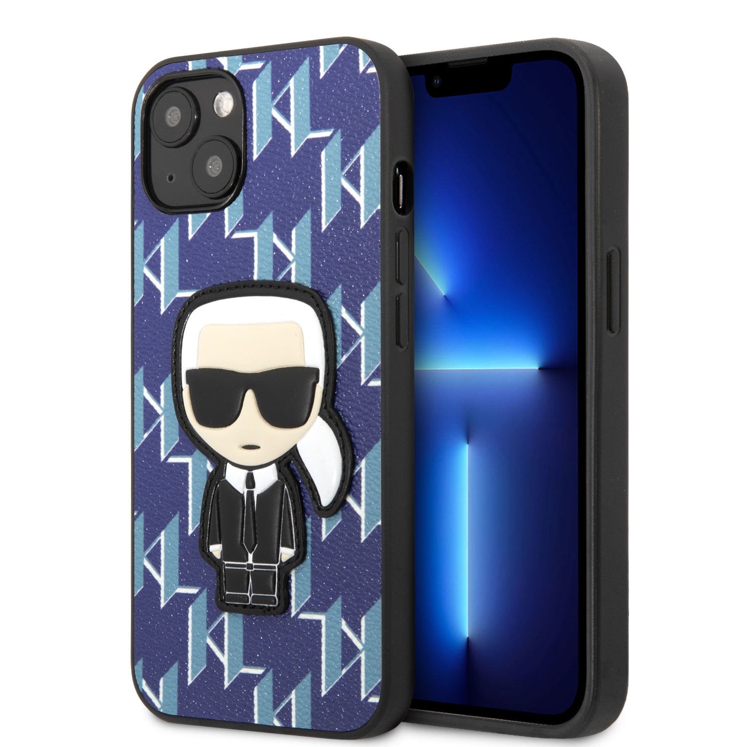 Karl Lagerfeld Monogram Ikonik Patch Case Θήκη Προστασίας Από Δερματίνη – Iphone 13 (Μπλε – Klhcp13Mpmnikbl) – Θήκη για κινητό από το PhoneBazaar.gr
