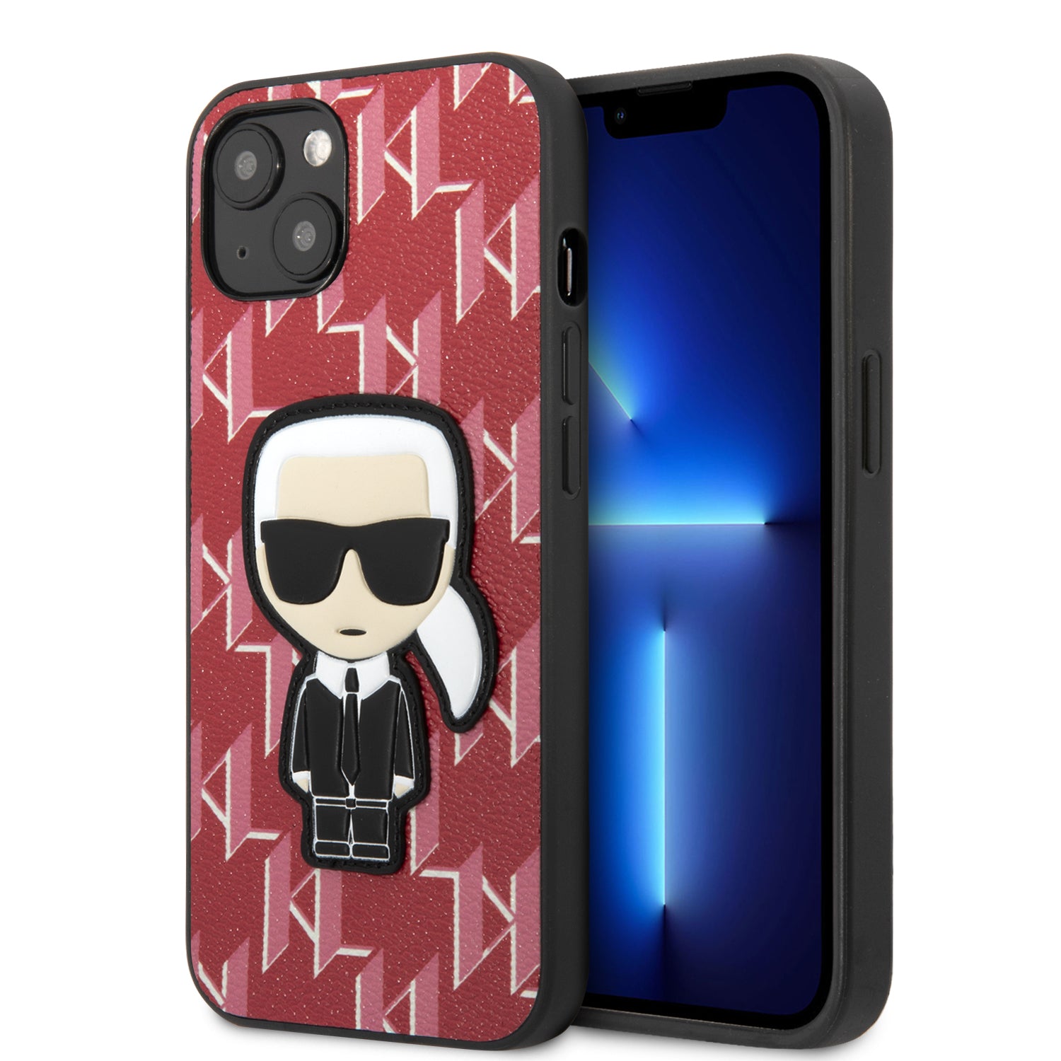 Karl Lagerfeld Monogram Ikonik Patch Case Θήκη Προστασίας Από Δερματίνη – Iphone 13 (Κόκκινο – Klhcp13Mpmnikpi) – Θήκη για κινητό από το PhoneBazaar.gr