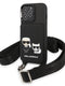 Karl Lagerfeld Crossbody Embossed K+C Saffiano Hard Case Karl'S Head Θήκη Προστασίας Από Δερματίνη Με Λουράκι – Iphone 13 Pro Max (Μαύρο - Klhcp13Xsakchsk) – Θήκη για κινητό από το PhoneBazaar.gr