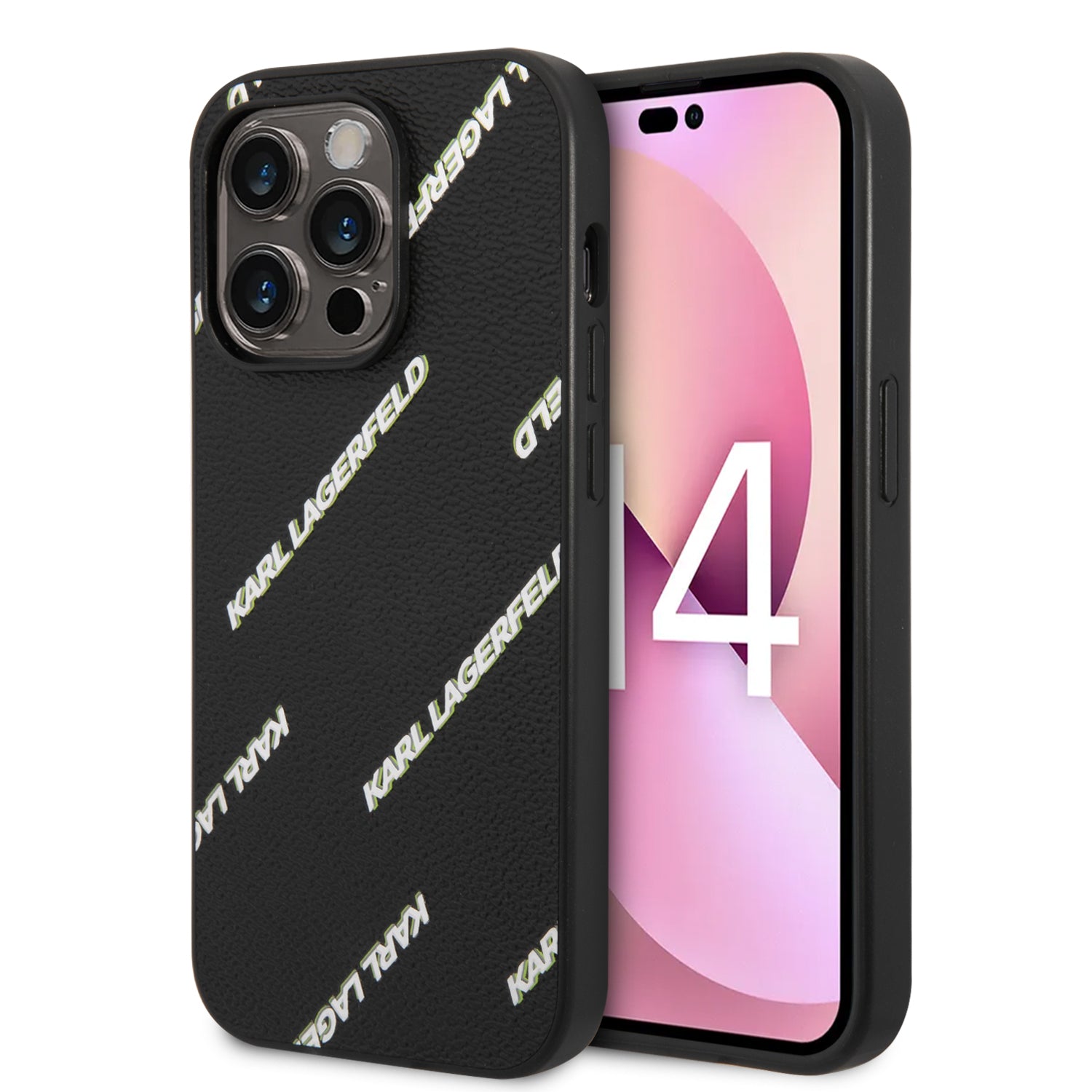 Karl Lagerfeld Logomania Θήκη Προστασίας Από Δερματίνη – Iphone 14 (Μαύρο – Klhcp14Lpgmlkfk) – Θήκη για κινητό από το PhoneBazaar.gr