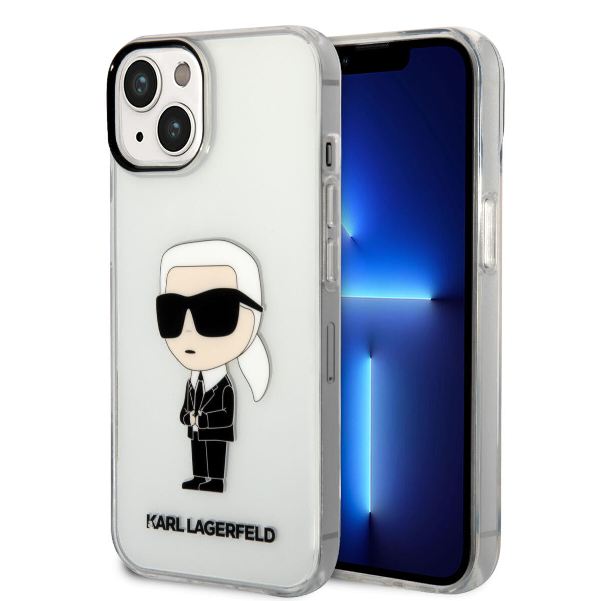 Karl Lagerfeld Ikonik Back Cover Case Karl Διάφανη Θήκη Προστασίας Από Tpu / Pc – Iphone 14 Plus (Clear) – Θήκη για κινητό από το PhoneBazaar.gr