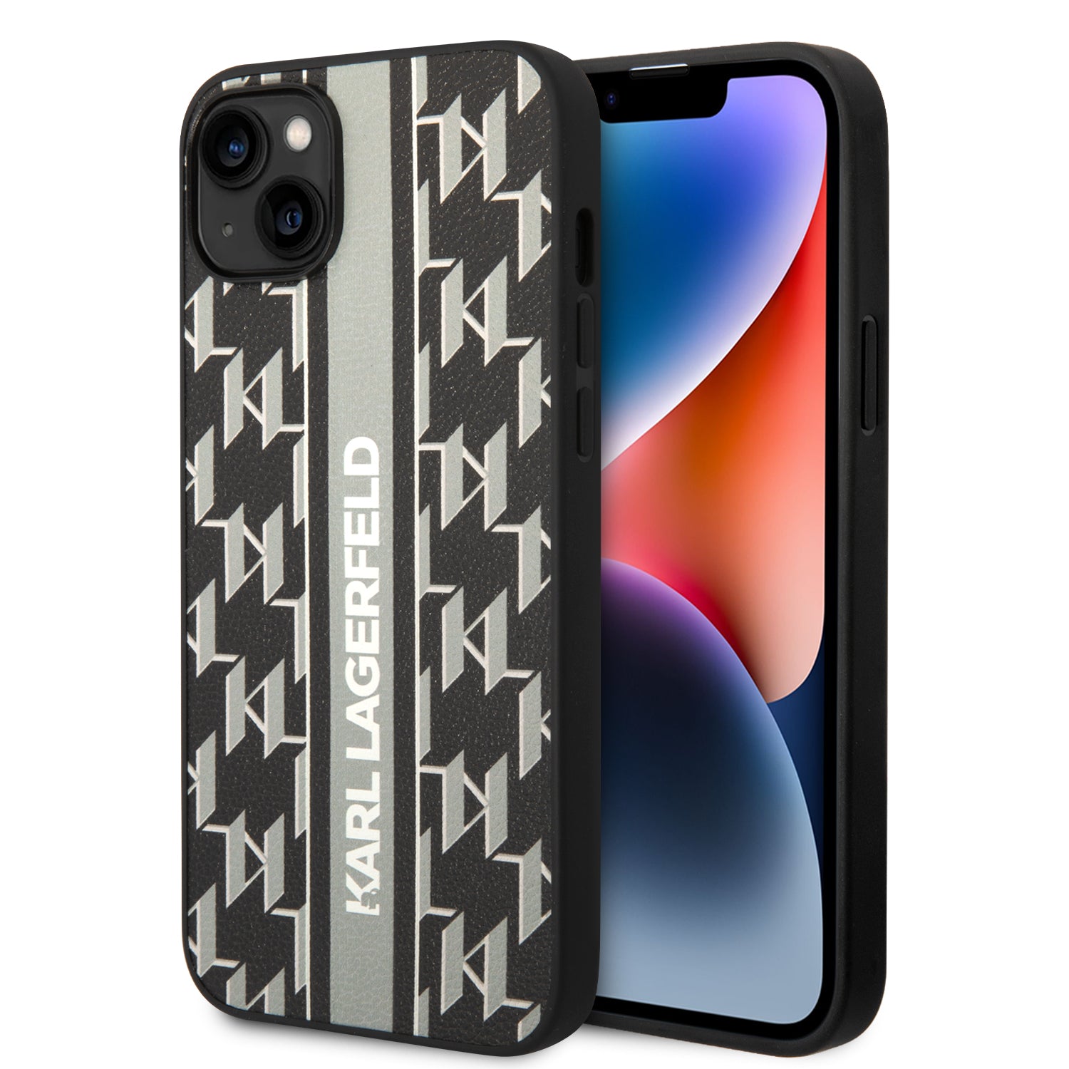 Karl Lagerfeld Monogram Stripe Back Cover Pu Leather Case Θήκη Προστασίας Από Δερματίνη – Iphone 14 Plus (Γκρι - Klhcp14Mpgklskg) – Θήκη για κινητό από το PhoneBazaar.gr