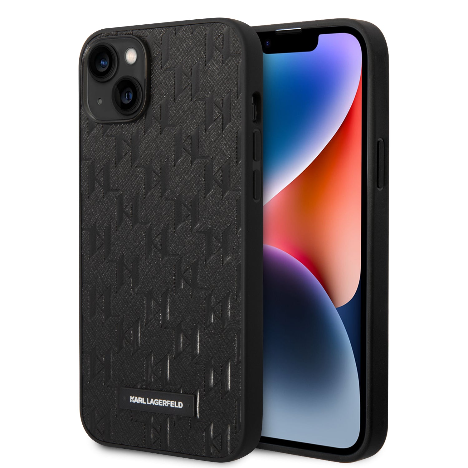 Karl Lagerfeld Monogram Stripe Back Cover Pu Leather Case Θήκη Προστασίας Από Δερματίνη – Iphone 14 Plus (Μαύρο - Klhcp14Msaklhpk) – Θήκη για κινητό από το PhoneBazaar.gr