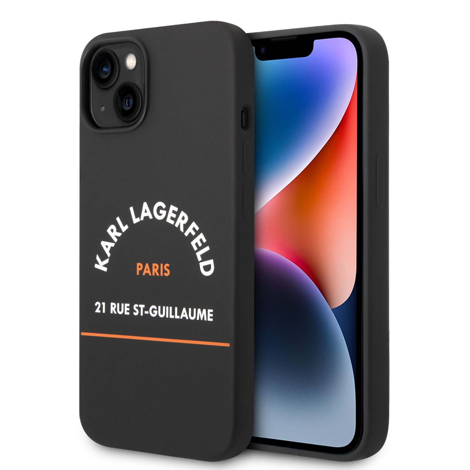 Karl Lagerfeld “Rue St.Guillaume Logo Collection” Hard Case Θήκη Προστασίας Από Σιλικόνη – Iphone 14 Plus (Μαύρο – Klhcp14Msrsghlk) – Θήκη για κινητό από το PhoneBazaar.gr
