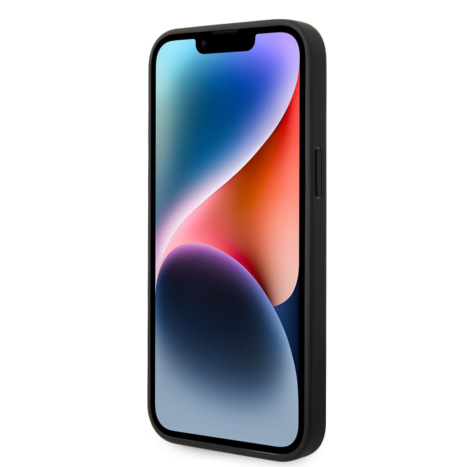 Karl Lagerfeld Glitter Flakes Case with Ikonik Patch and Metal Logo Θήκη προστασίας από σιλικόνη – iPhone 14 Pro Max (Glitter Silver)