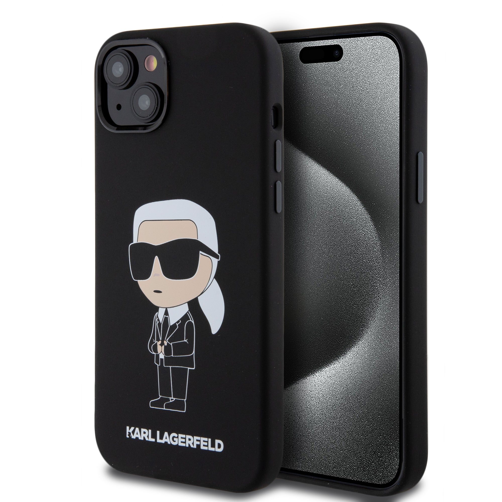 Karl Lagerfeld “Ikonik Nft” Hard Case Θήκη Προστασίας Από Σιλικόνη – Iphone 15 Plus (Μαύρο – Klhcp15Msnikbck) – Θήκη για κινητό από το PhoneBazaar.gr