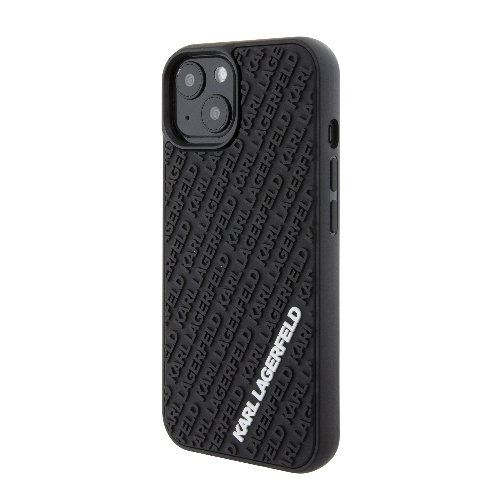 Karl Lagerfeld “Karl 3D Logo Cover” Hard Case Θήκη προστασίας από σιλικόνη – iPhone 15 (Black – KLHCP15S3DMKRLK)