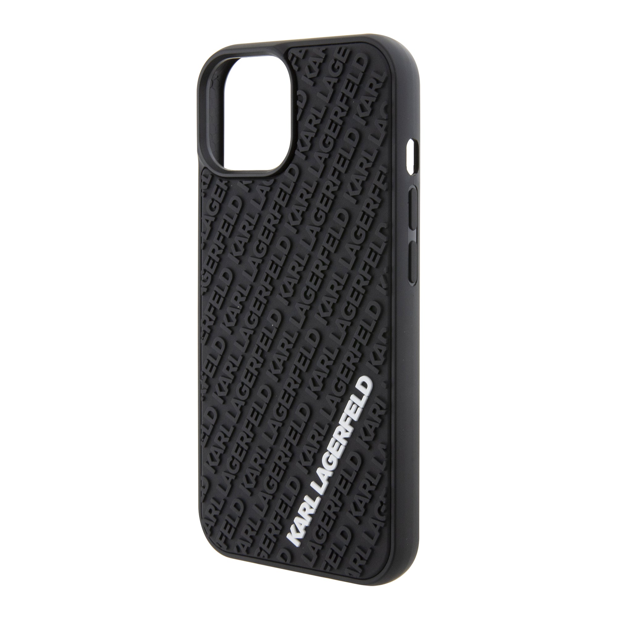 Karl Lagerfeld “Karl 3D Logo Cover” Hard Case Θήκη προστασίας από σιλικόνη – iPhone 15 (Black – KLHCP15S3DMKRLK)