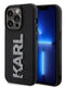Karl Lagerfeld “Karl 3D Logo Glitter Cover” Hard Case Θήκη Προστασίας Από Σιλικόνη – Iphone 15 Pro Max (Glitter / Black – Klhcp15X3Dmbkck) – Θήκη για κινητό από το PhoneBazaar.gr